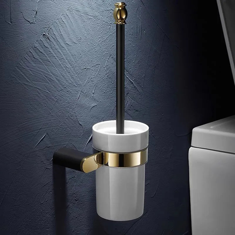 Hommfer – Ensemble Doré et Noir pour Salle de Bain - Hommfer