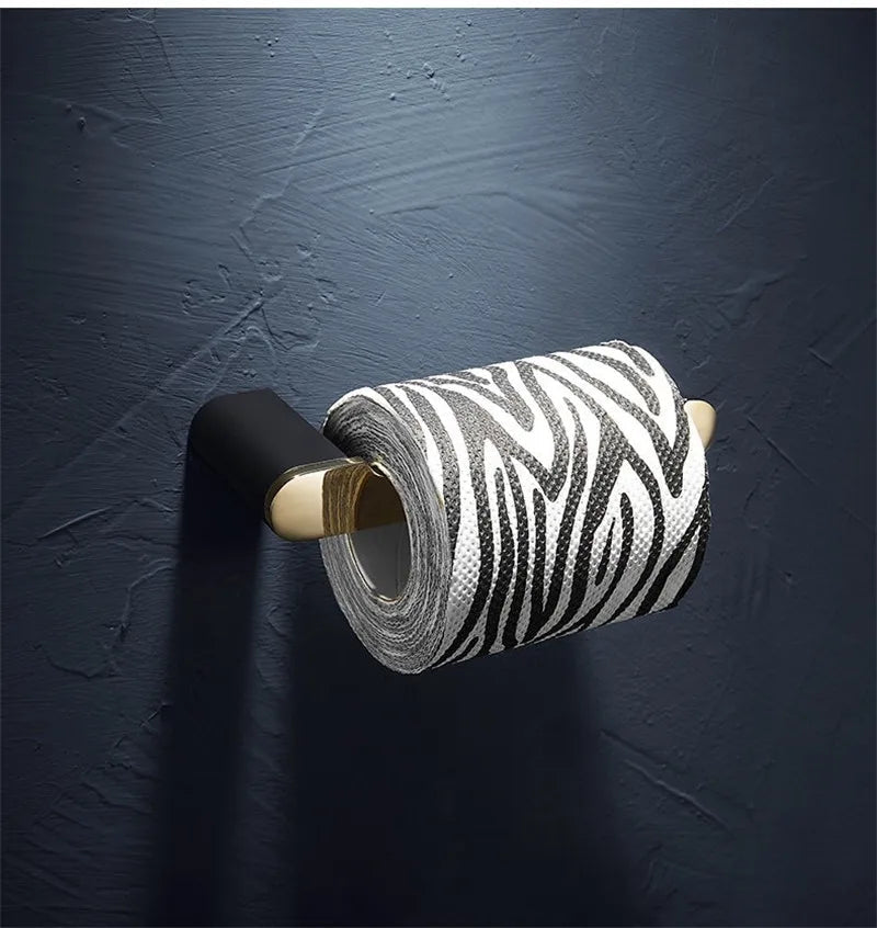 Hommfer – Ensemble Doré et Noir pour Salle de Bain - Hommfer