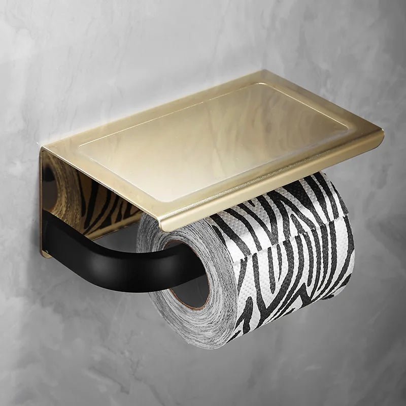 Hommfer – Ensemble Doré et Noir pour Salle de Bain - Hommfer