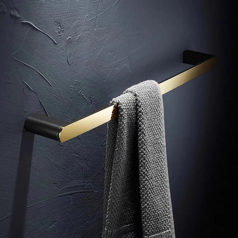 Hommfer – Ensemble Doré et Noir pour Salle de Bain - Hommfer