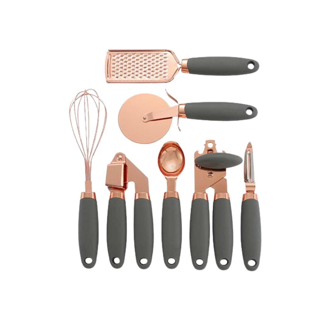 Hommfer – Ensemble d'Ustensiles de Cuisine 7 Pièces Or Rose - Hommfer