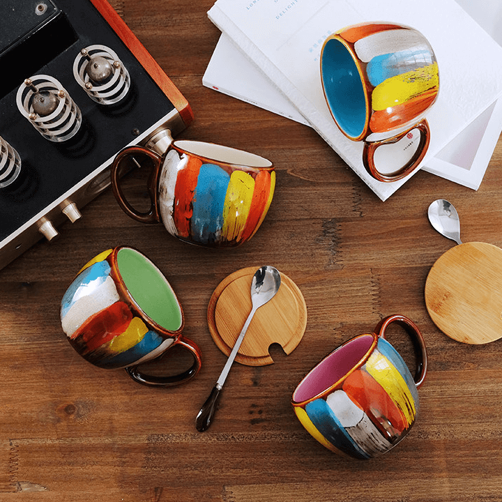 Hommfer – Ensemble Élégant de Tasses en Céramique Artisanale - Hommfer