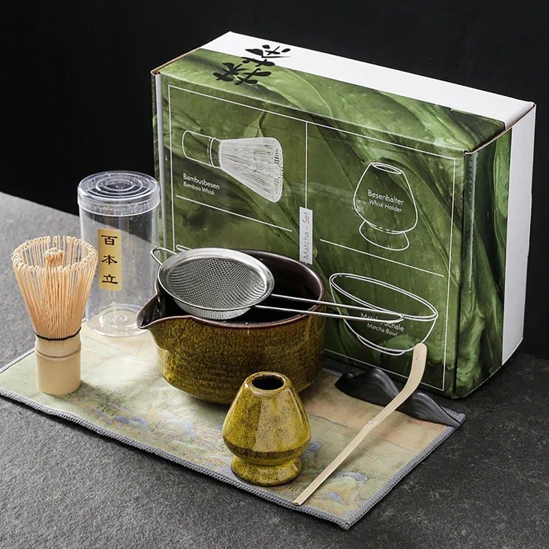 Hommfer - Ensemble Matcha Japonais 7 Pièces pour la Cuisine - Hommfer