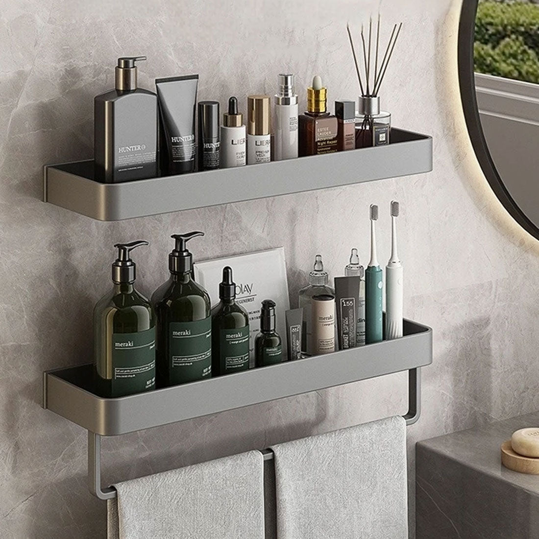 Hommfer – Étagère Murale Élégante Salle de Bain - Hommfer