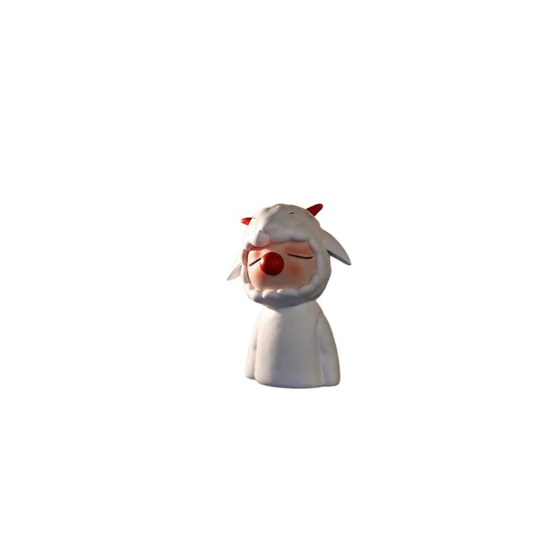 Hommfer – Figurine Décorative Mouton Moderne en Résine - Hommfer