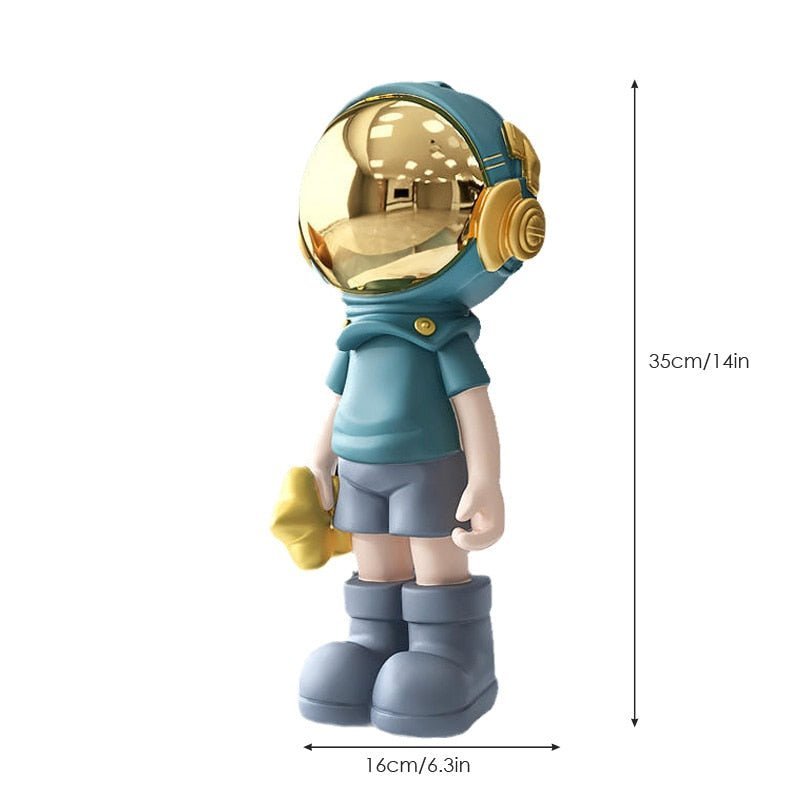Hommfer - Figurines d'Astronautes Colorées en Résine au Design Moderne - Hommfer