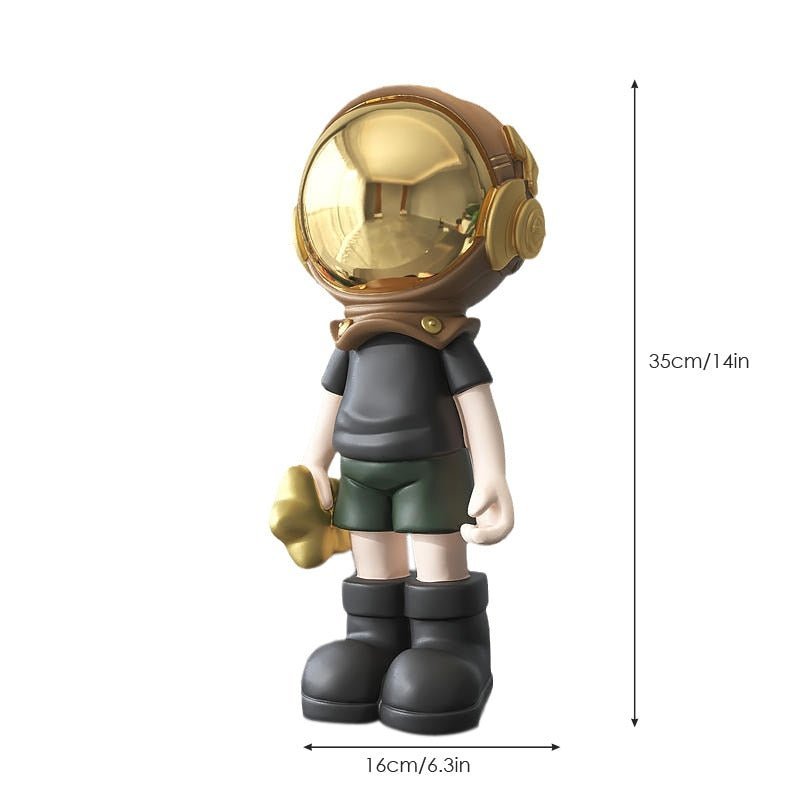 Hommfer - Figurines d'Astronautes Colorées en Résine au Design Moderne - Hommfer