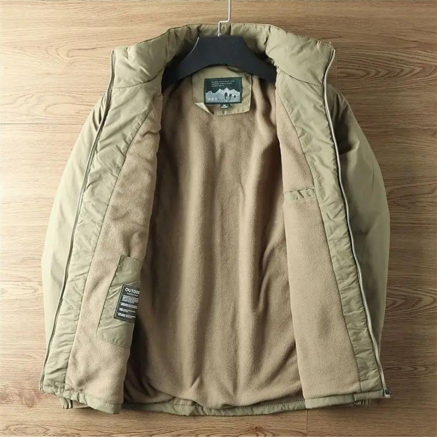 Hommfer - Forester Veste de printemps imperméable pour homme avec doublure polaire isolante et capuche amovible - Hommfer
