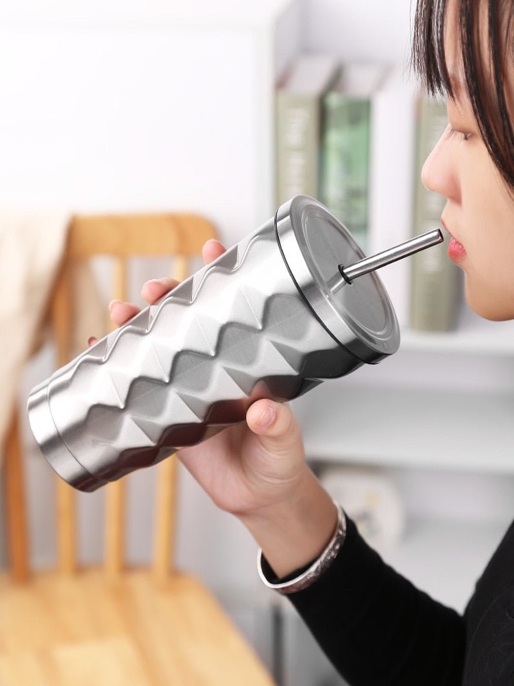 Hommfer - Gobelet Isotherme Portable en Acier Inoxydable - Hommfer