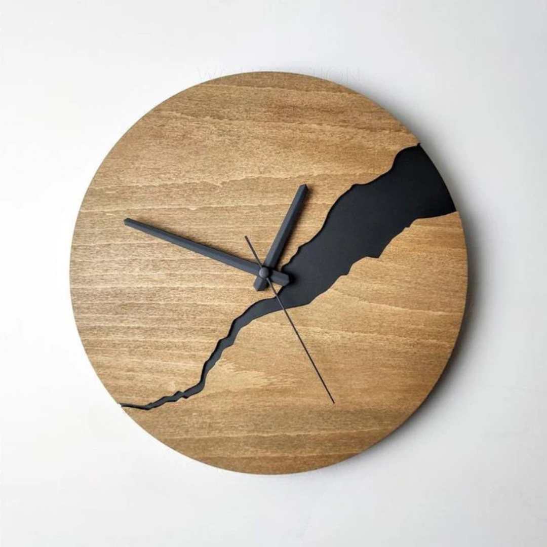 Hommfer – Horloge Murale Élégante en Bois au Design Intemporel - Hommfer