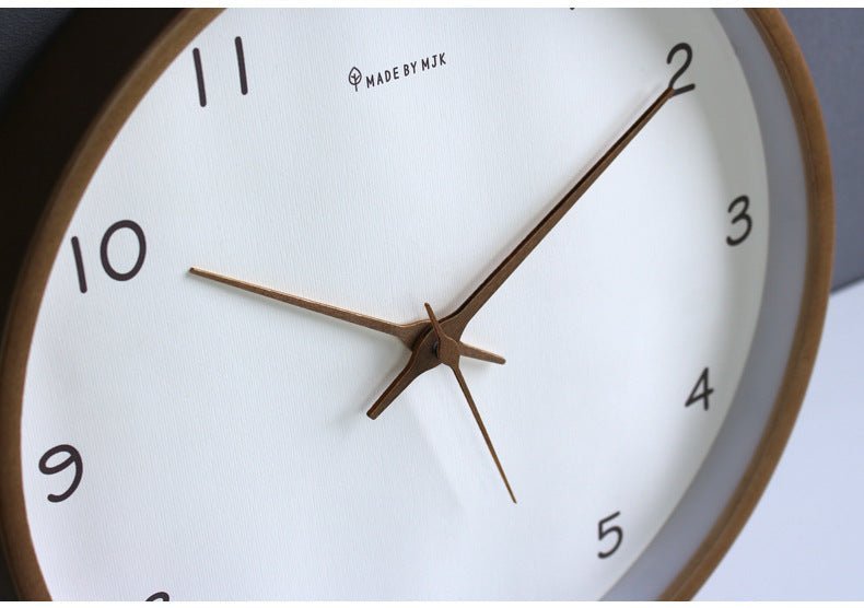 Hommfer – Horloge Murale Élégante en Bois Silencieuse - Hommfer