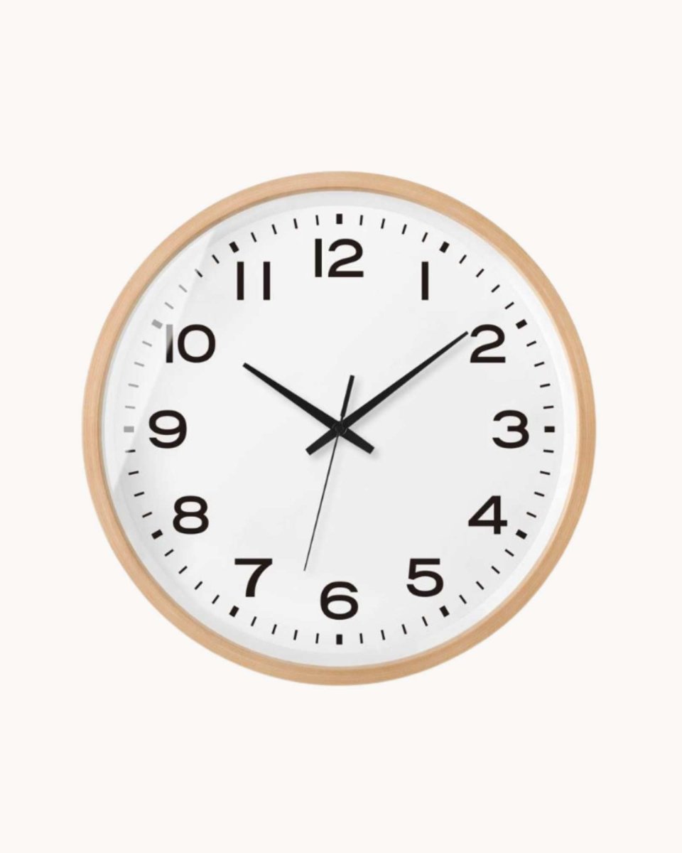 Hommfer – Horloge Murale en Bois au Style Scandinave Élégant - Hommfer