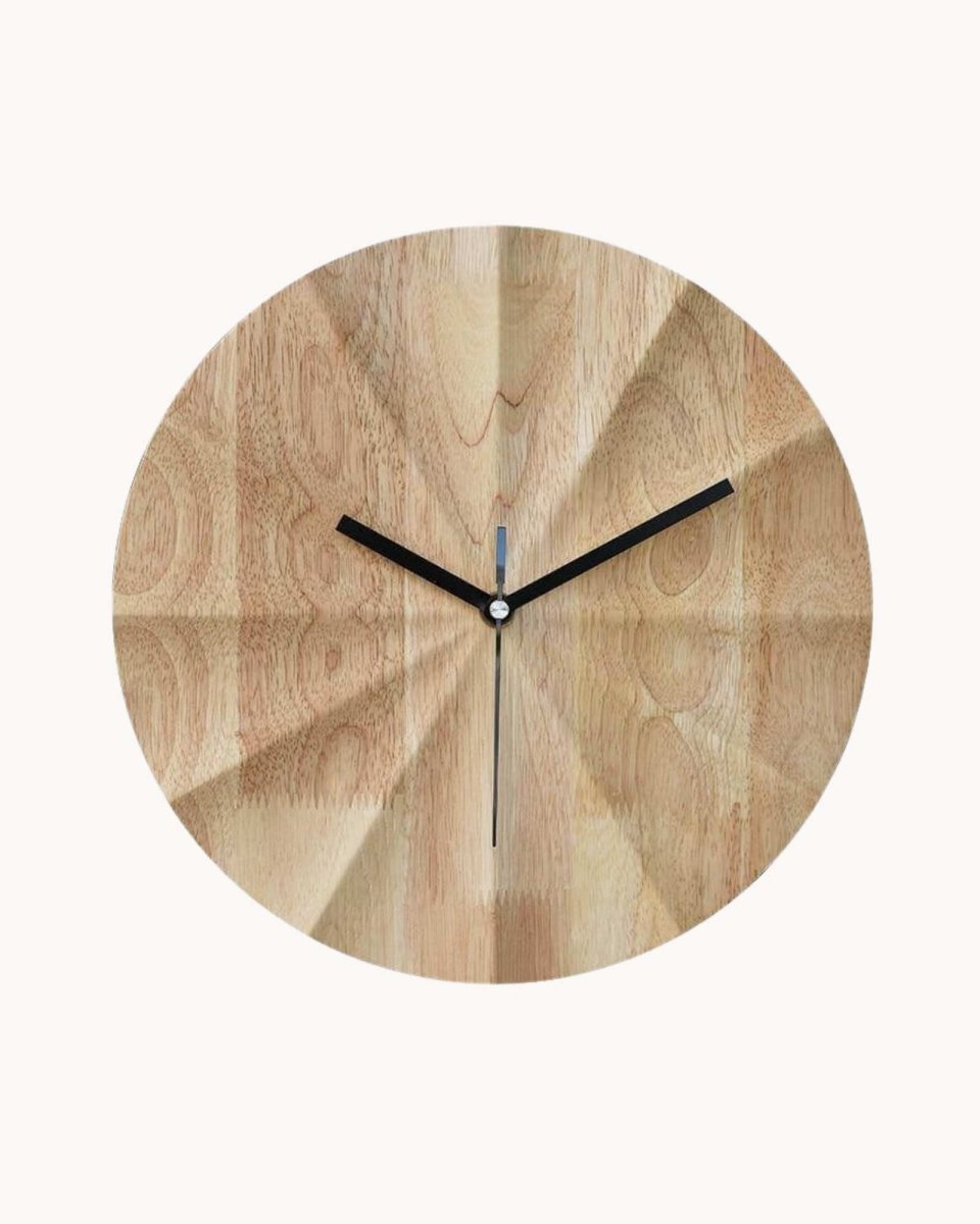 Hommfer – Horloge Murale Minimaliste en Bambou et Bois - Hommfer