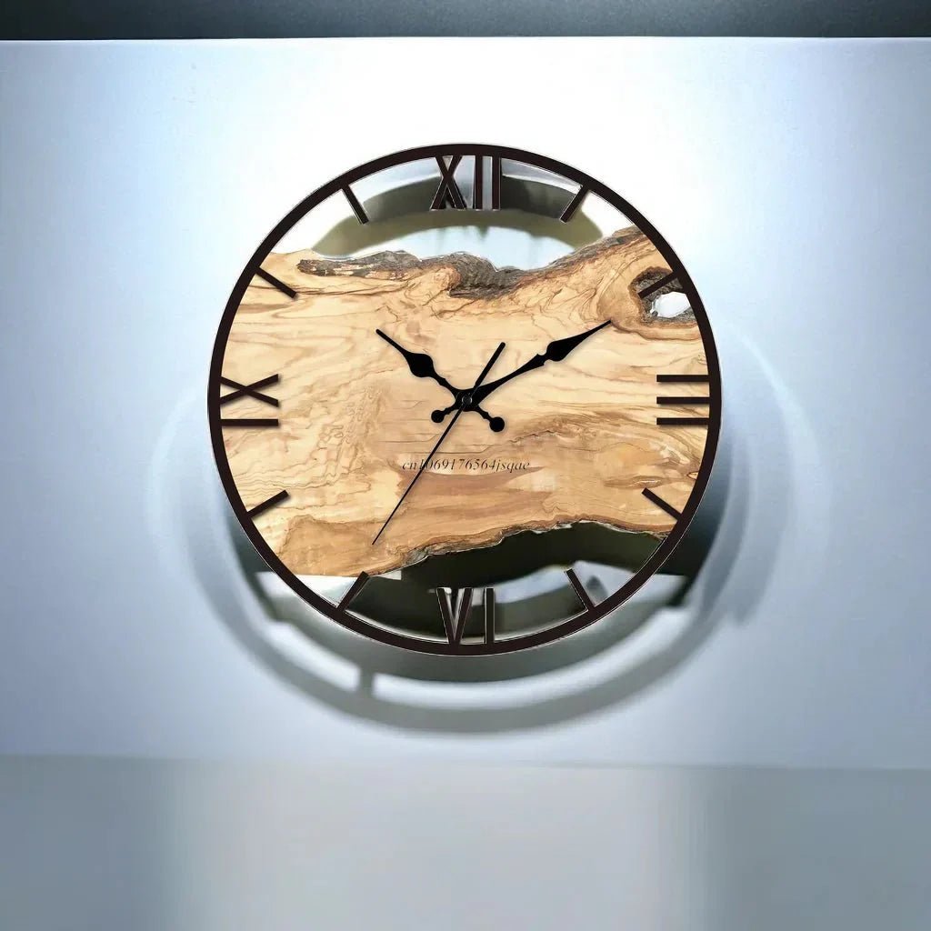 Hommfer – Horloge Murale Transparente au Design Minimaliste - Hommfer