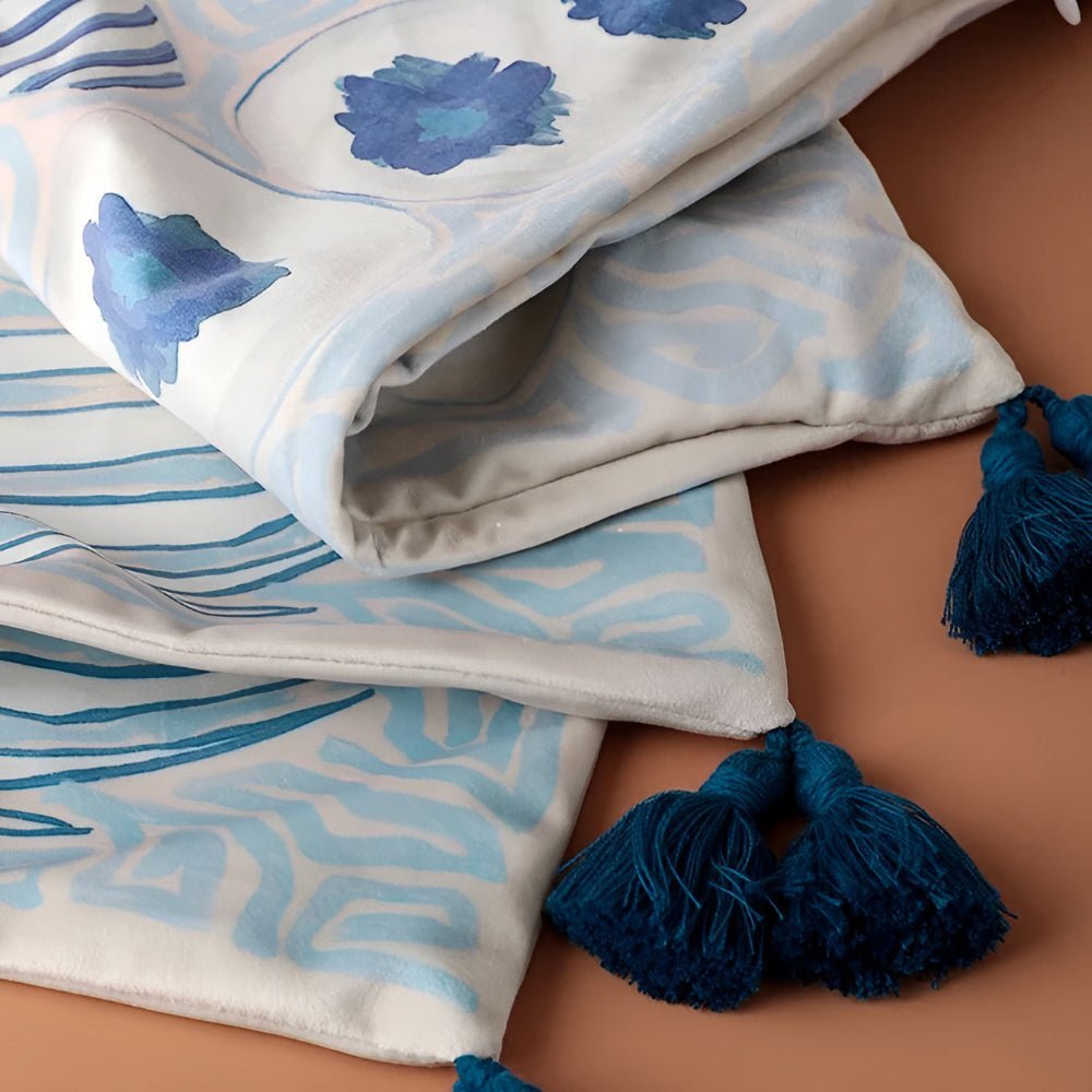Hommfer – Housse de Coussin Artistique avec Franges - Hommfer