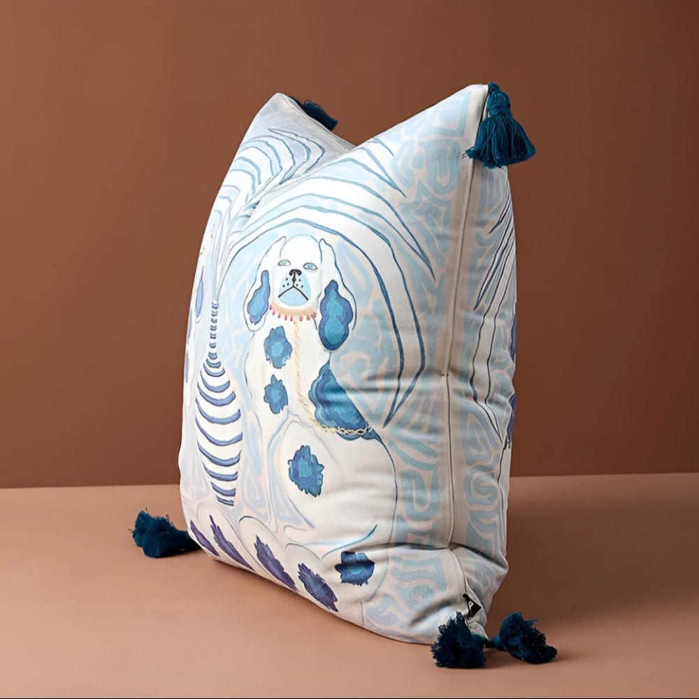Hommfer – Housse de Coussin Artistique avec Franges - Hommfer