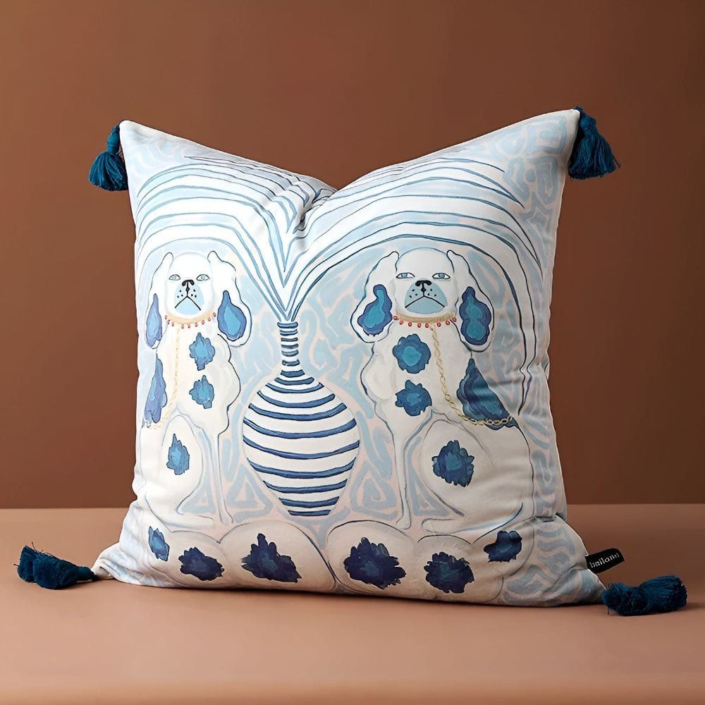 Hommfer – Housse de Coussin Artistique avec Franges - Hommfer