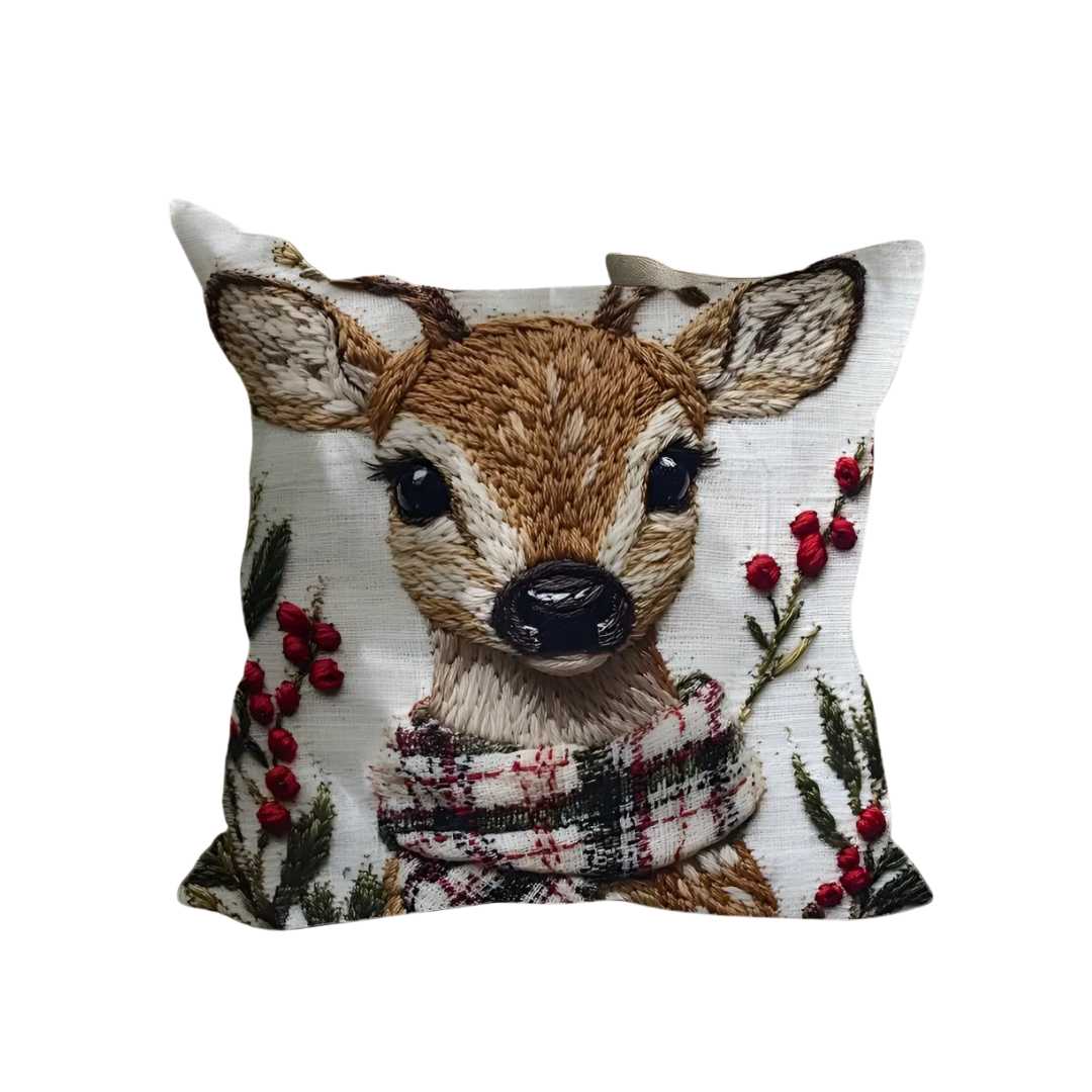 Hommfer – Housse de Coussin Bambi Douce et Élégante - Hommfer