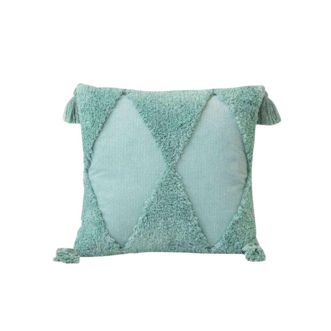 Hommfer – Housse de Coussin Carrée en Coton à Motif Géométrique - Hommfer