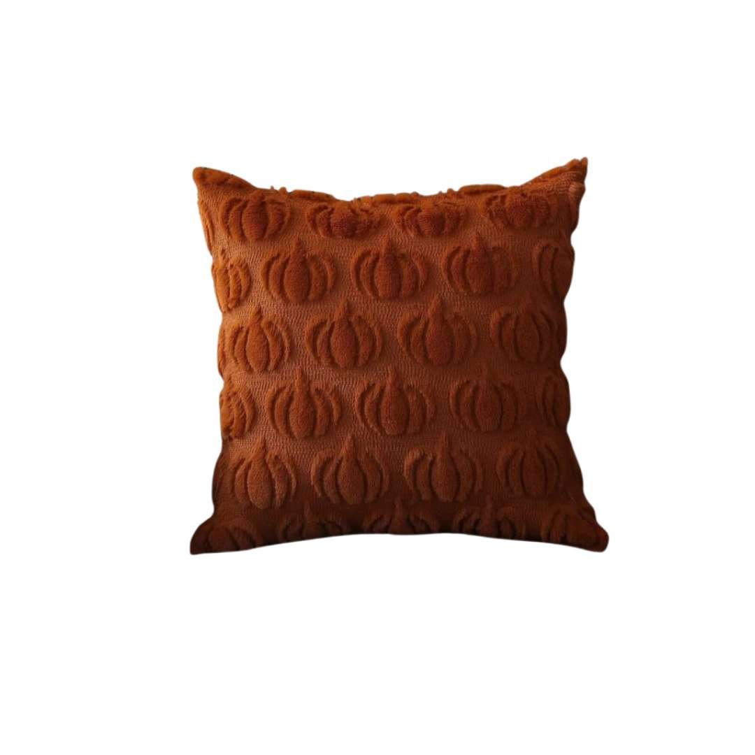 Hommfer – Housse de Coussin en Fausse Fourrure Citrouille - Hommfer