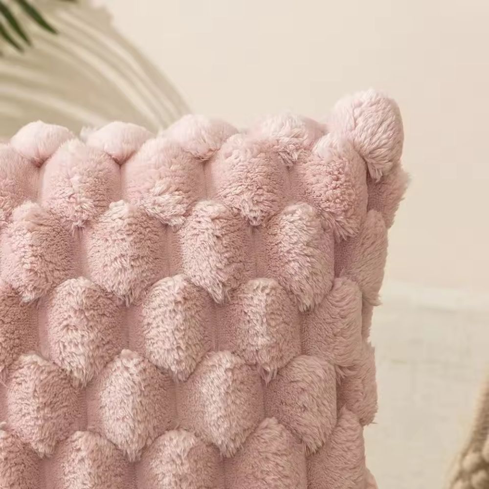 Hommfer – Housse de Coussin en Peluche Douce et Élégante - Hommfer