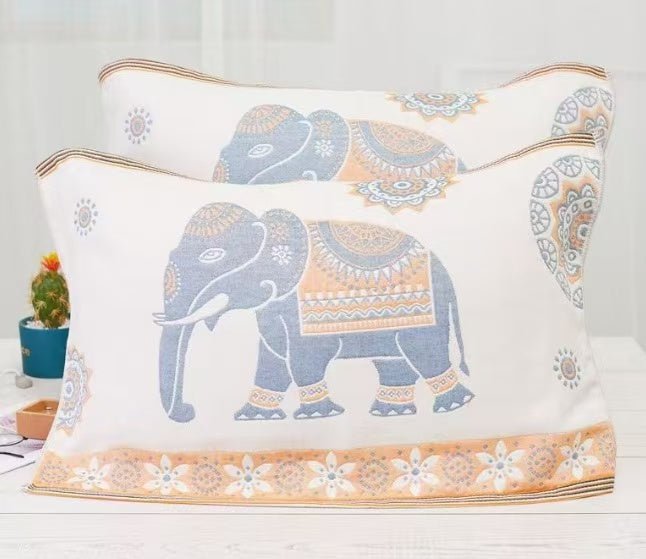 Hommfer – Housses de coussin éléphant bohème (lot de 2) - Hommfer