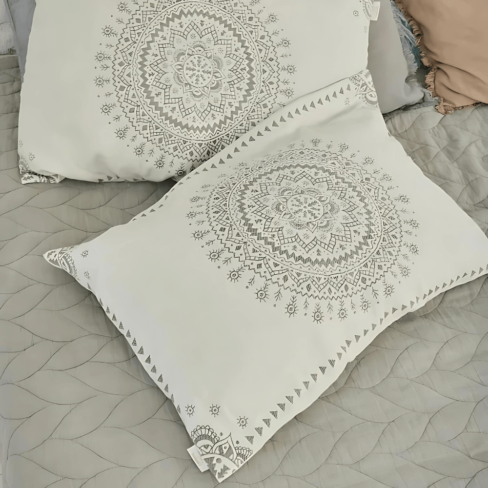 Hommfer – Housses de Coussin en Gaze de Coton Doux Mandala - Hommfer