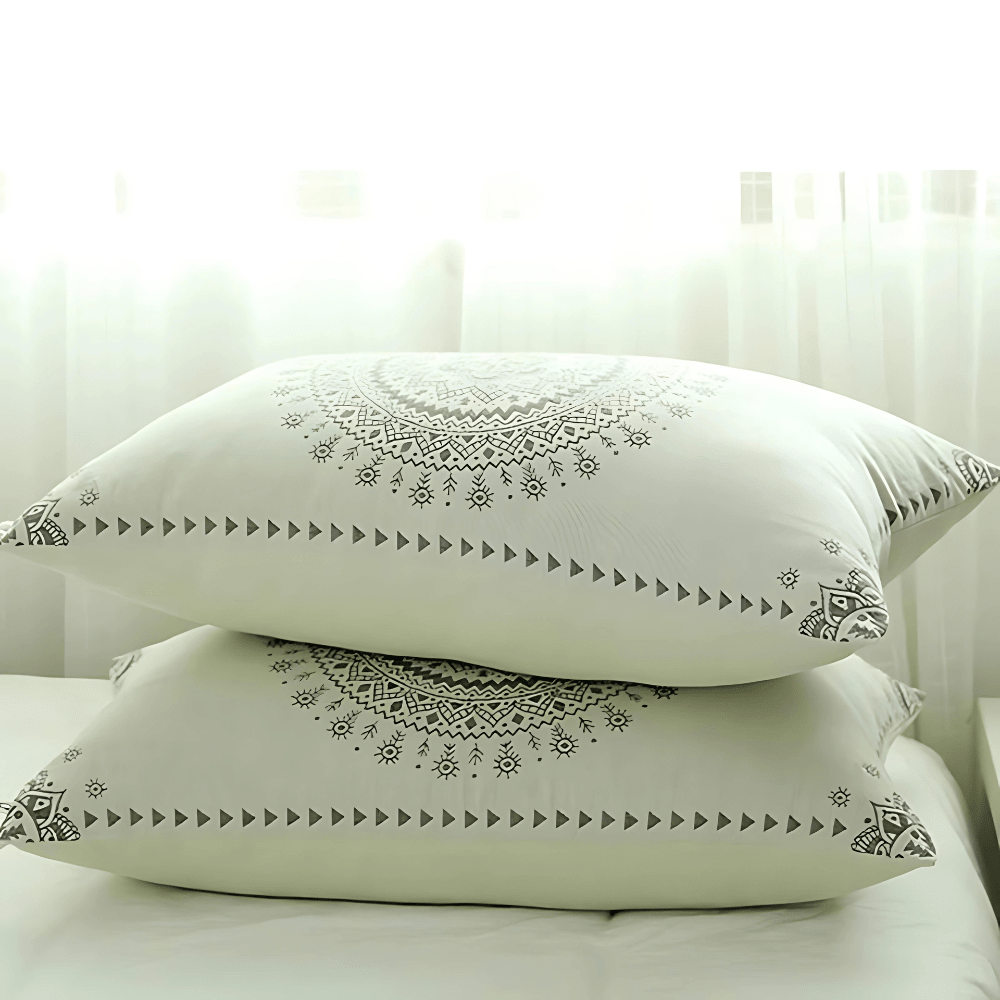 Hommfer – Housses de Coussin en Gaze de Coton Doux Mandala - Hommfer