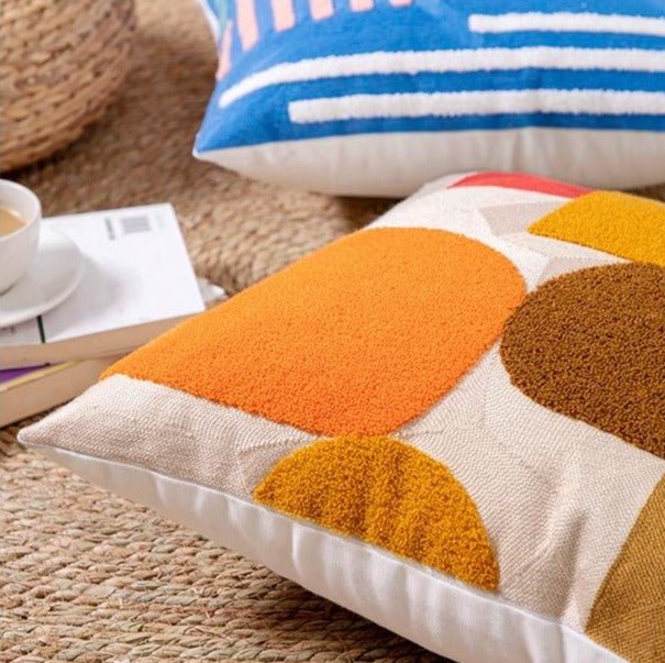 Hommfer – Housses de Coussin Géométriques Éclatantes - Hommfer