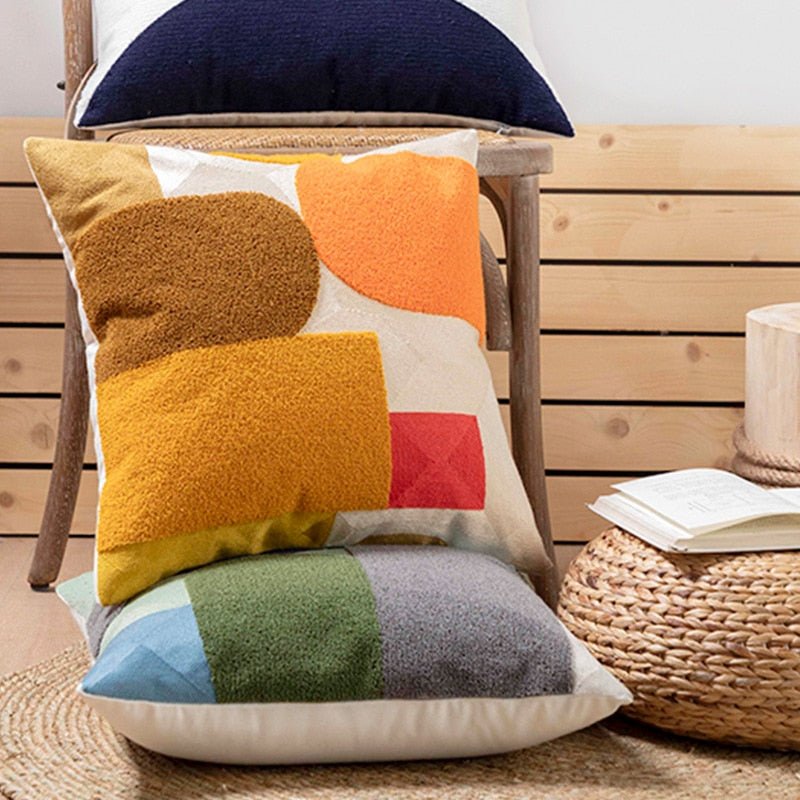 Hommfer – Housses de Coussin Géométriques Éclatantes - Hommfer