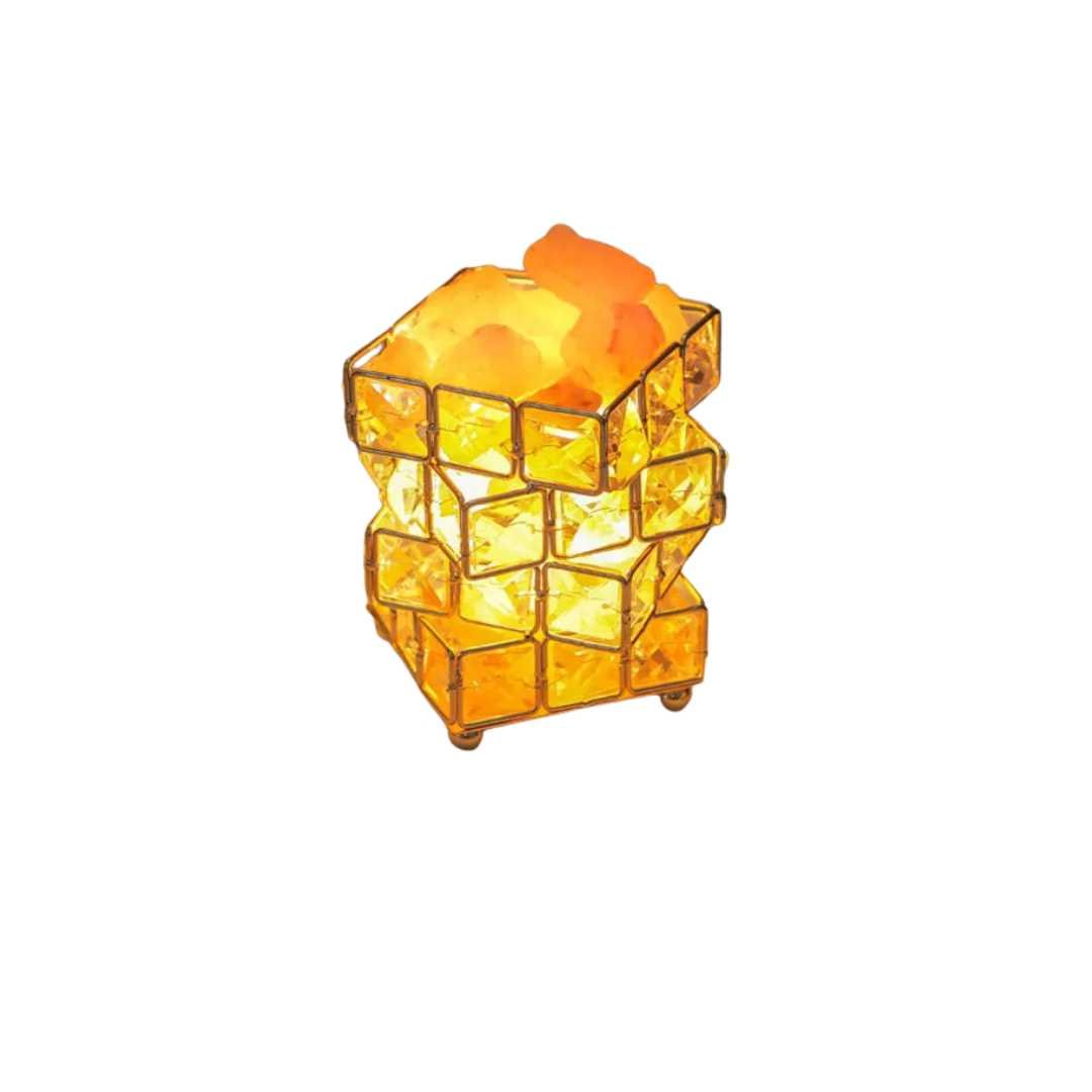 Hommfer – Lampe Cristal Cube avec Sel de l'Himalaya - Hommfer