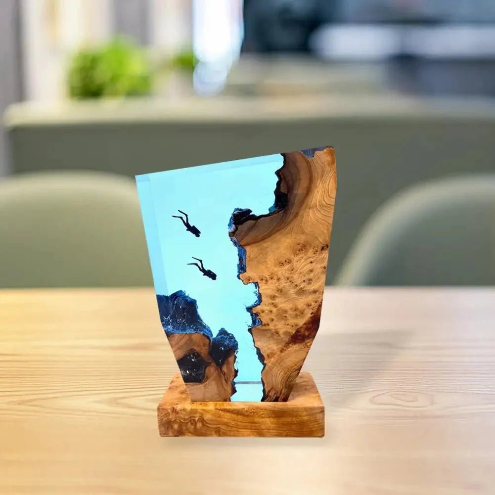 Hommfer – Lampe de Table Élégante avec Plongeur Océanique - Hommfer