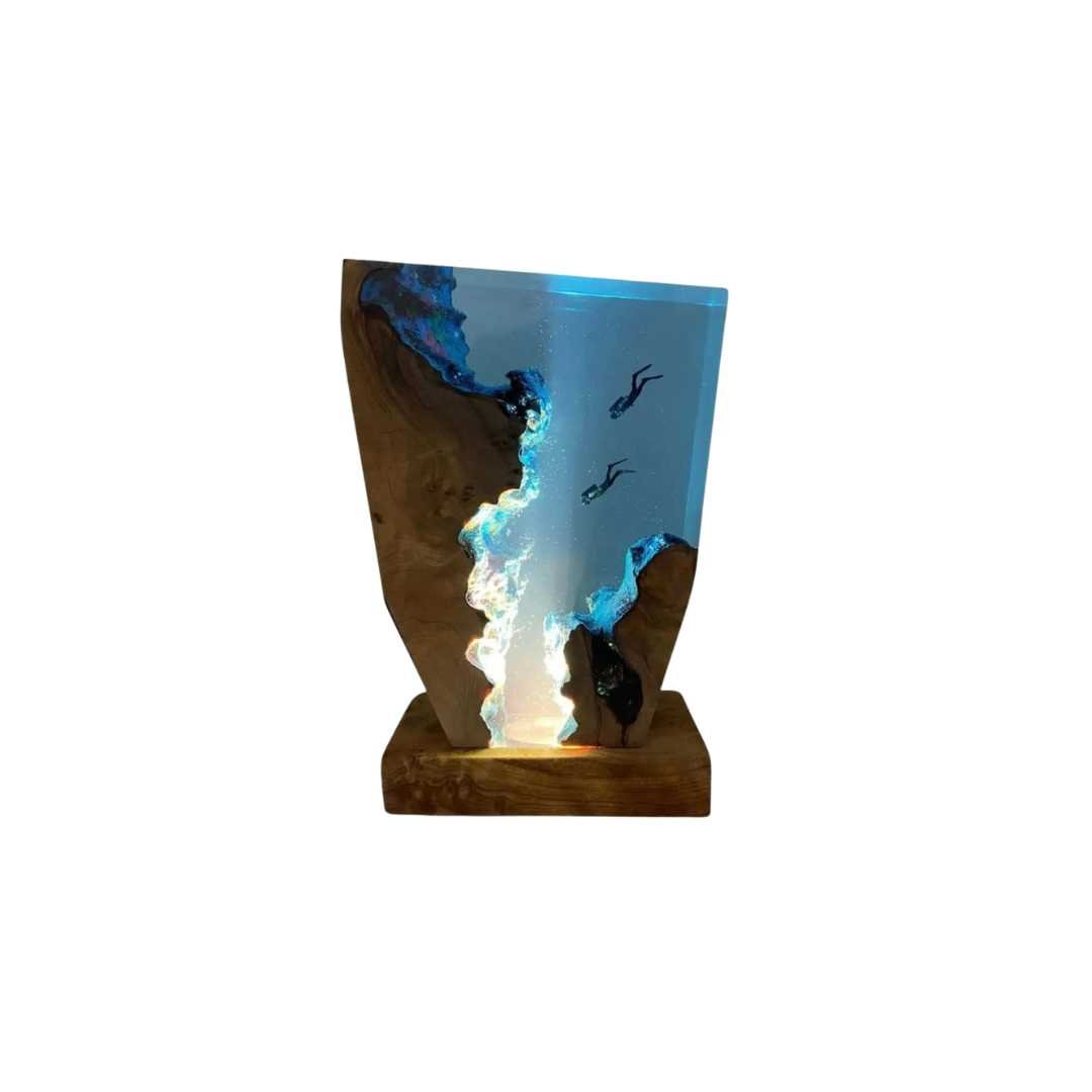 Hommfer – Lampe de Table Élégante avec Plongeur Océanique - Hommfer