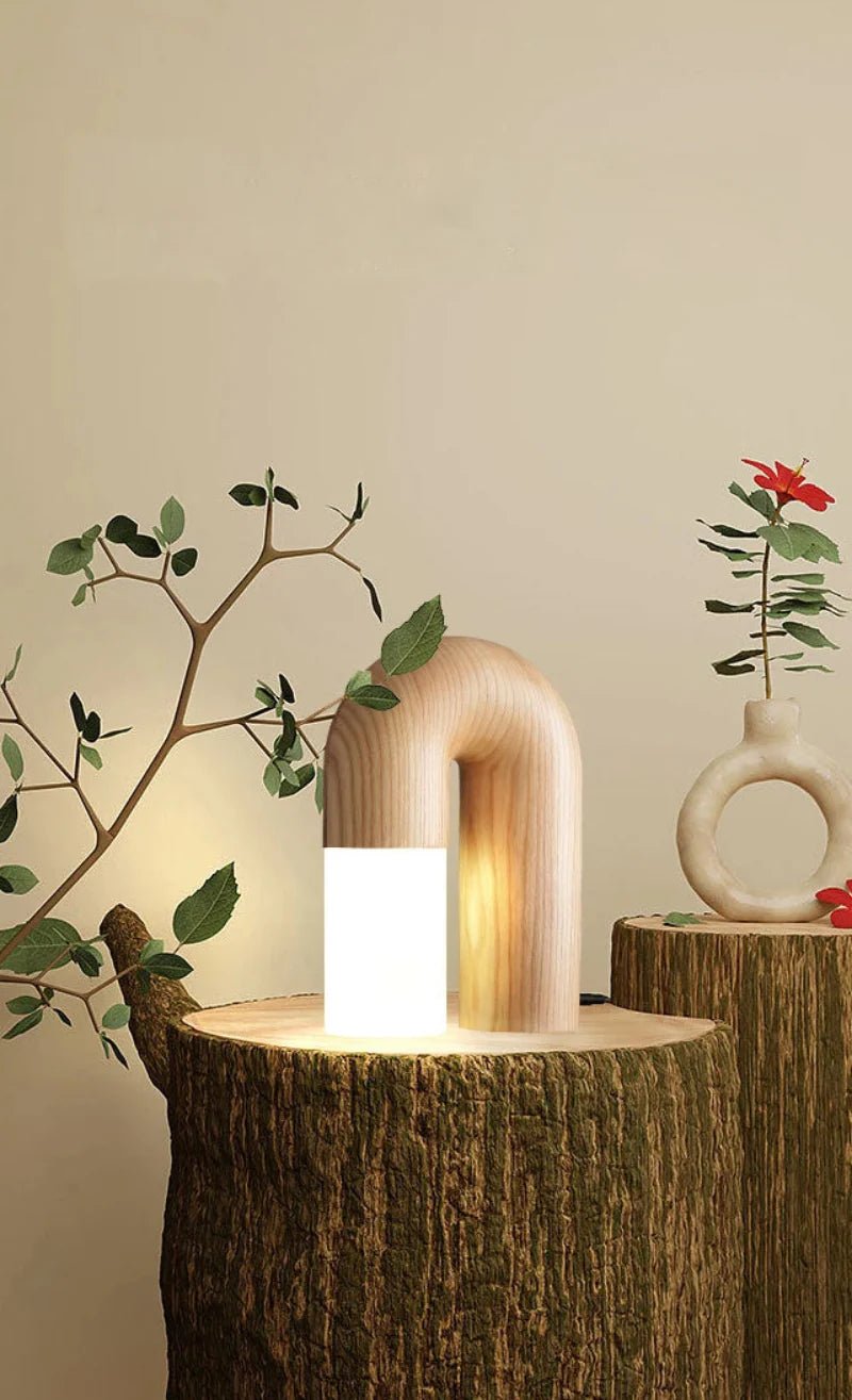 Hommfer – Lampe de Table en Frêne Vintage - Hommfer
