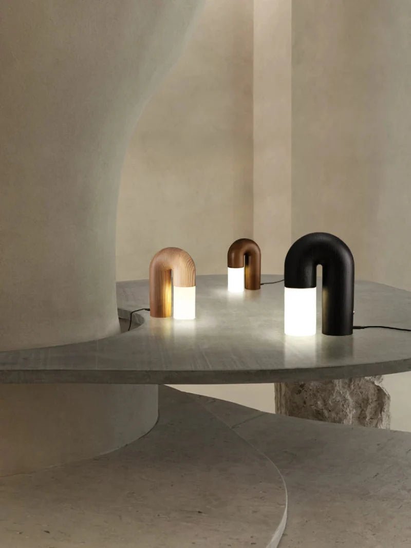 Hommfer – Lampe de Table en Frêne Vintage - Hommfer