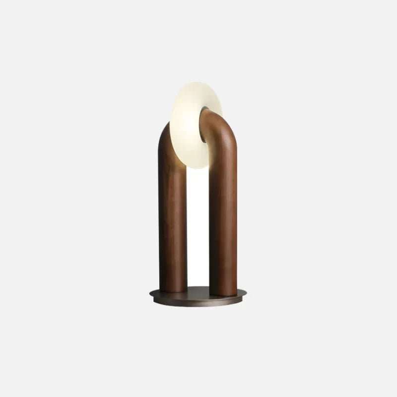 Hommfer – Lampe de Table LED en Bois Courbé pour la Chambre - Hommfer