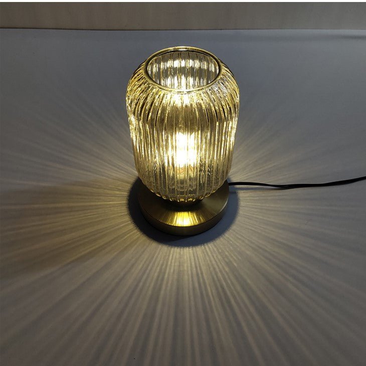 Hommfer – Lampe de Table Scandinave en Verre Ambre - Hommfer