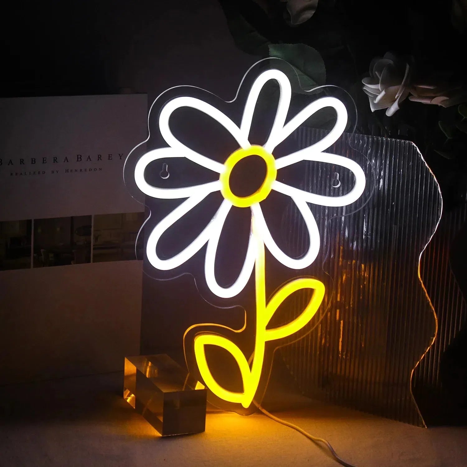 Hommfer – Lampe Néon LED Marguerite - Hommfer