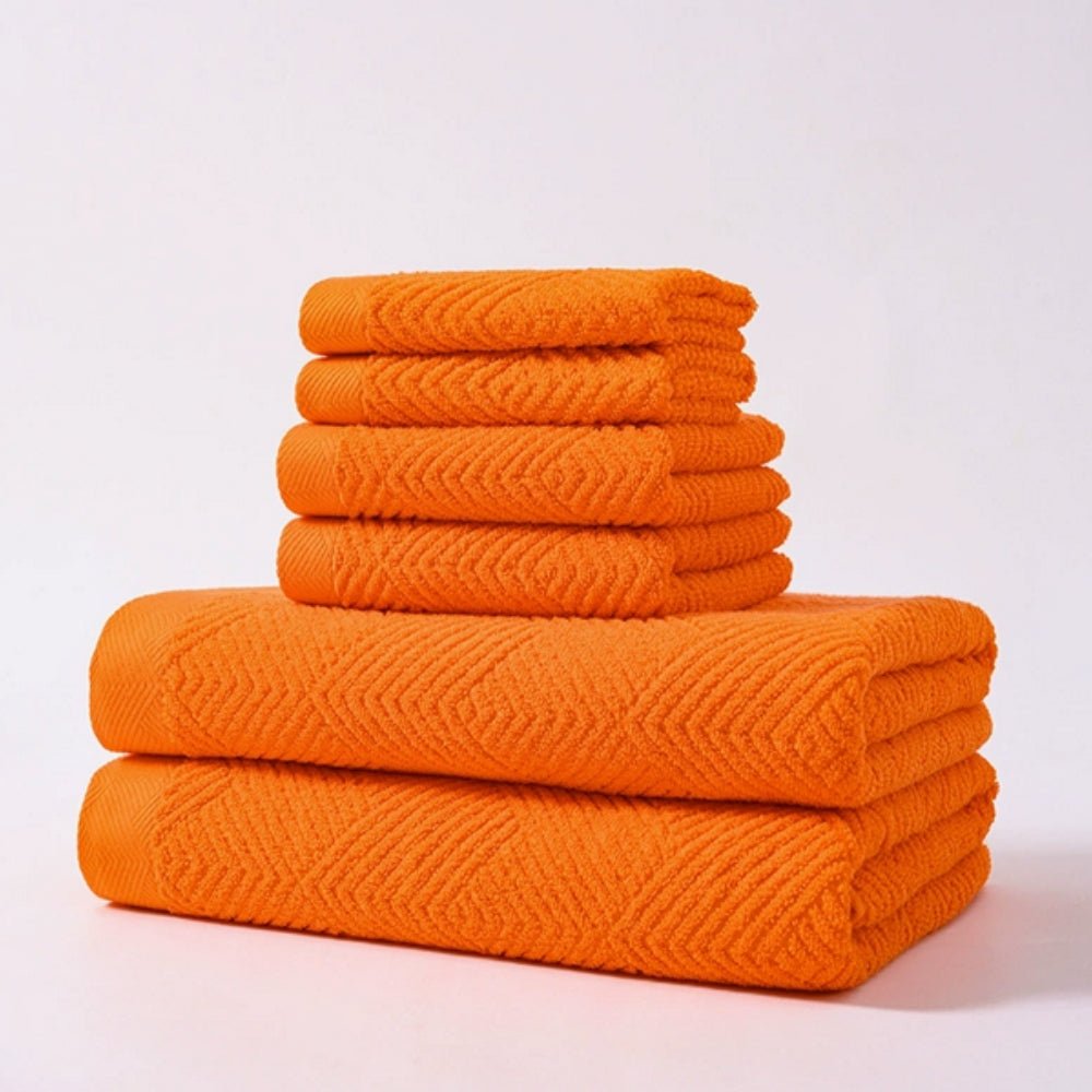 Hommfer - Lot de 6 serviettes en coton - Hommfer