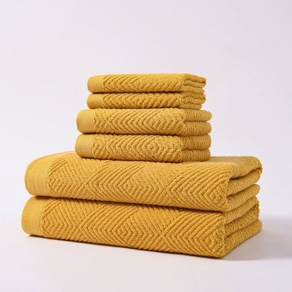 Hommfer - Lot de 6 serviettes en coton - Hommfer