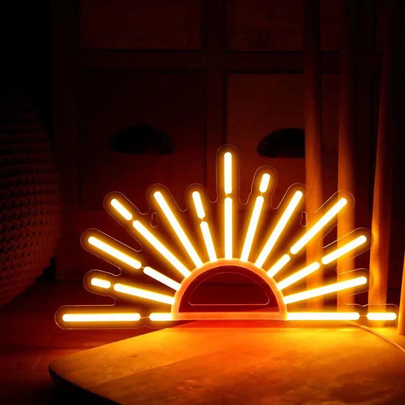 Hommfer – Lumière Néon LED Soleil Rayonnant - Hommfer
