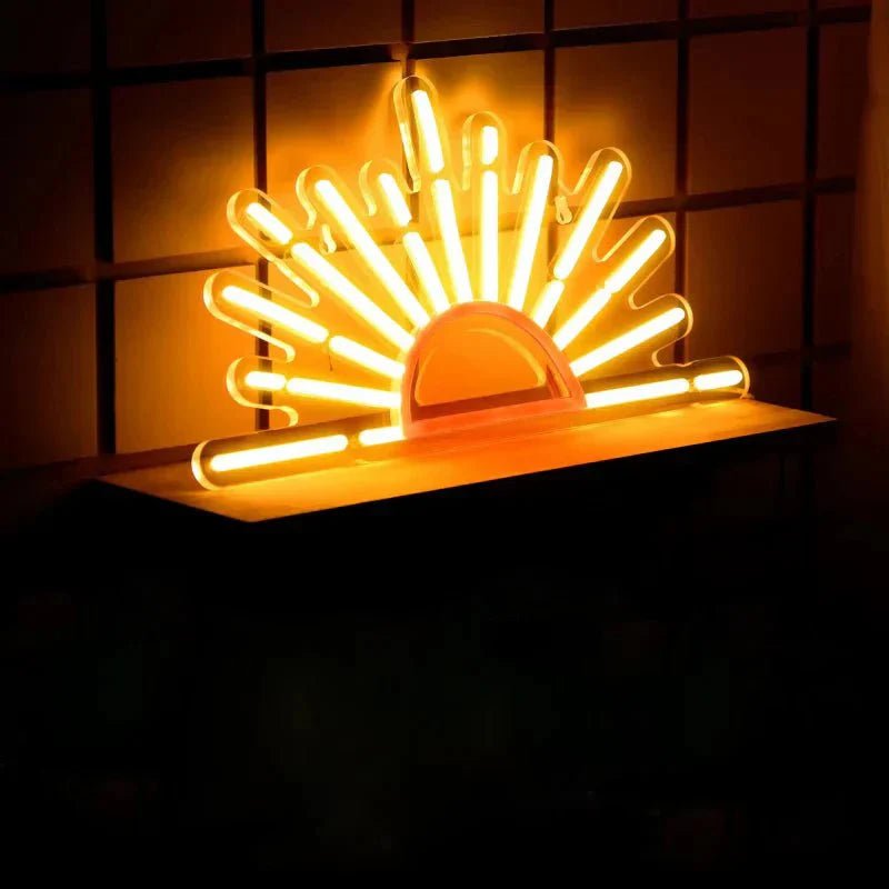 Hommfer – Lumière Néon LED Soleil Rayonnant - Hommfer