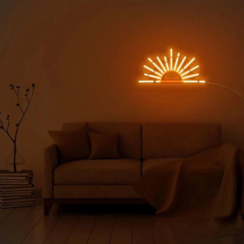Hommfer – Lumière Néon LED Soleil Rayonnant - Hommfer
