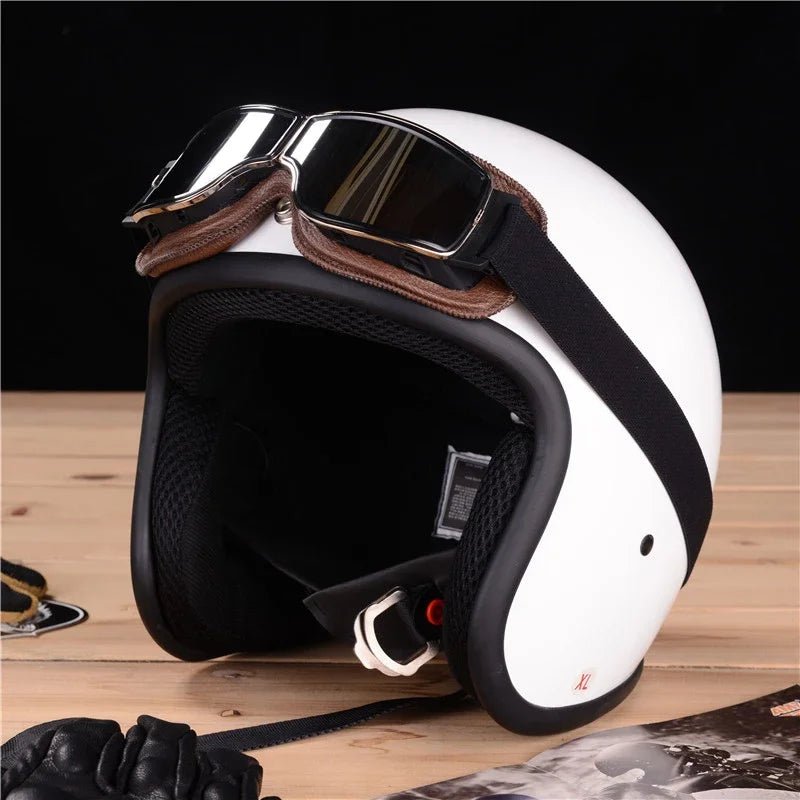 Hommfer - Lunettes de Moto Roadrunner - Protection Vintage contre le Vent et l’Éblouissement - Hommfer