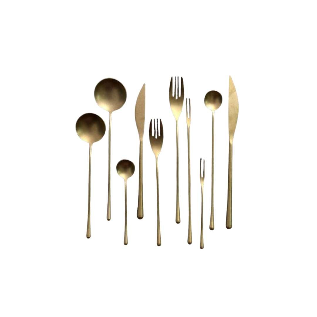 Hommfer – Ménagère Dorée Élégante pour la Cuisine - Hommfer