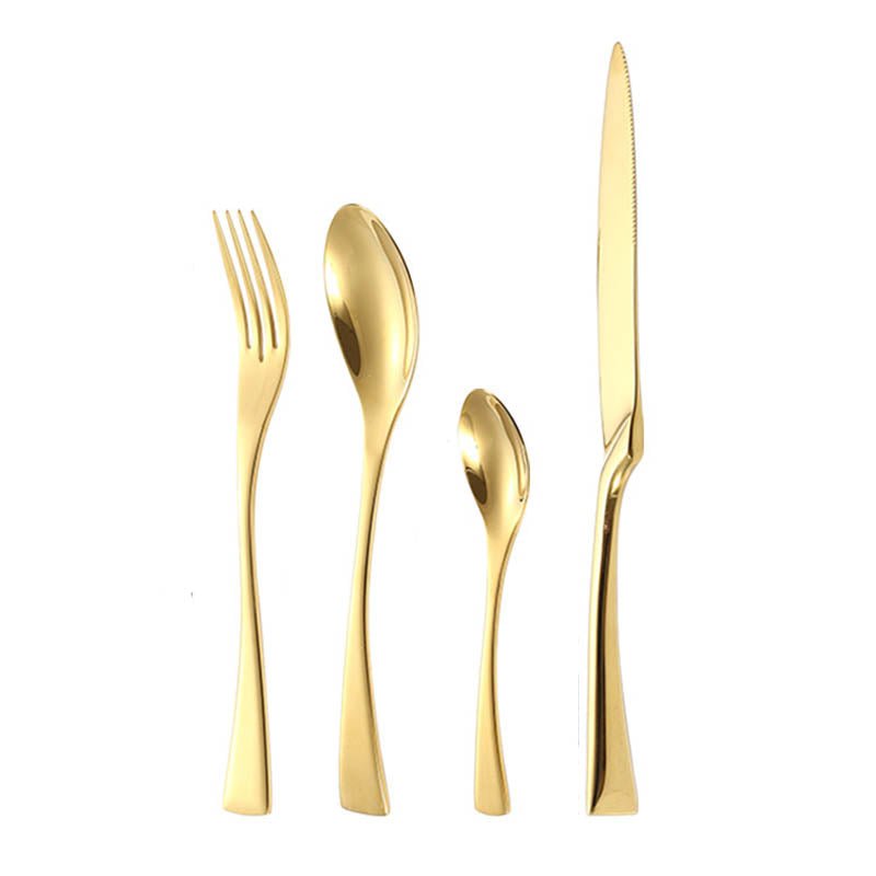 Hommfer – Ménagère dorée élégante pour la salle à manger - Hommfer