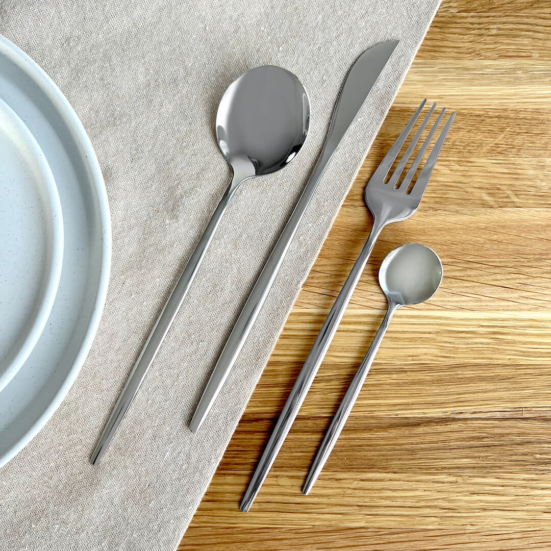 Hommfer – Ménagère Moderne Argentée pour la Cuisine - Hommfer
