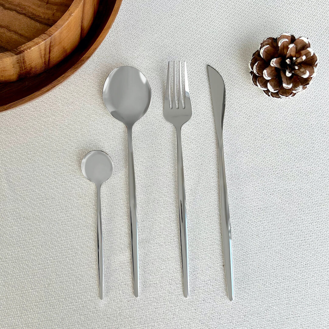 Hommfer – Ménagère Moderne Argentée pour la Cuisine - Hommfer