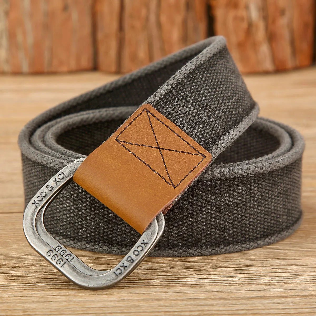 Hommfer - Men's Belt in Linen-Cotton with Japanese-Inspired Design for Casual and Formal Wear - Hommfer
