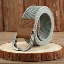 Hommfer - Men's Belt in Linen-Cotton with Japanese-Inspired Design for Casual and Formal Wear - Hommfer
